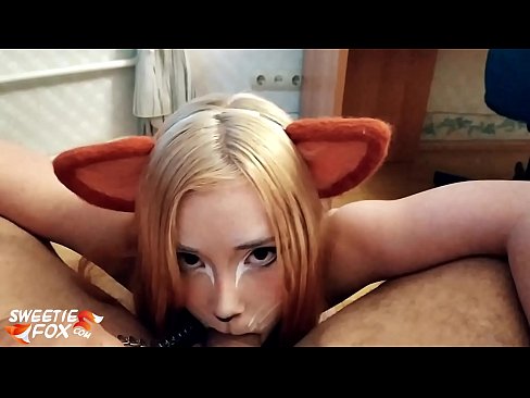 ❤️ Kitsune आफ्नो मुखमा डिक र कम निल्यो ne.xxx-wow-net.ru मा